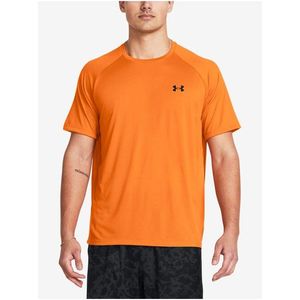 Oranžové pánské tričko Under Armour UA Tech 2.0 SS Tee-ORG obraz