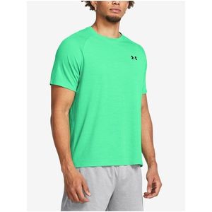 Zelené pánské sportovní tričko Under Armour UA Tech Textured SS obraz