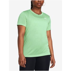 Světle zelené dámské tričko Under Armour Tech SSC- Twist obraz