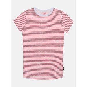 Růžovo-bílé holčičí pruhované tričko SAM 73 obraz