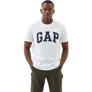 GAP BASIC LOGO Pánské tričko, bílá, velikost obraz