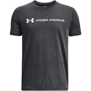 Under Armour WORDMARK Chlapecké triko, tmavě šedá, velikost obraz