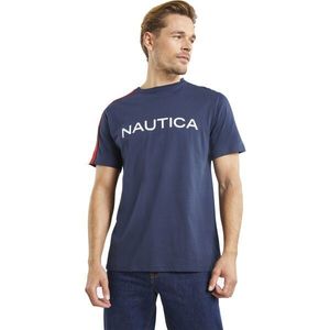 NAUTICA HECKMOND Pánské triko, tmavě modrá, velikost obraz