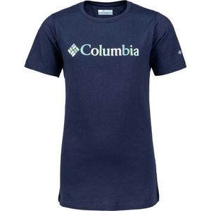 Columbia SWEAT PINES GRAPHIC SHORT SLEEVE TEE Dětské triko, tmavě modrá, velikost obraz
