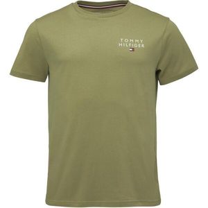 Tommy Hilfiger ORIGINAL-CN SS TEE LOGO Pánské tričko, khaki, velikost obraz