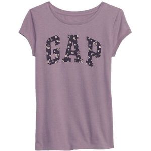 GAP LOGO Dívčí tričko, fialová, velikost obraz