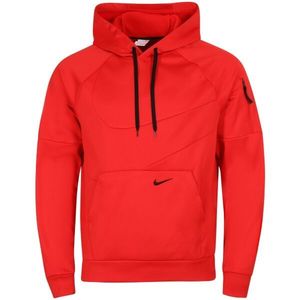Nike THERMA-FIT Pánská mikina, červená, velikost obraz