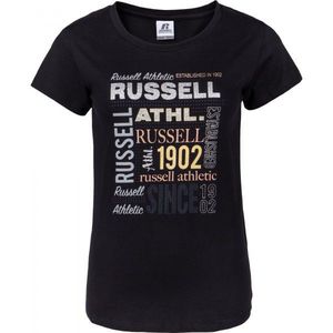 Russell Athletic S/S TEE Dámské tričko, černá, velikost S obraz