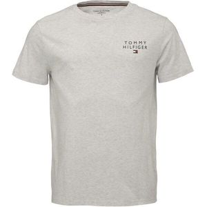 Tommy Hilfiger šedé pánské tričko SS Tee Logo obraz