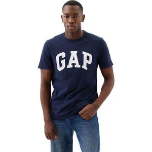 GAP BASIC LOGO Pánské tričko, tmavě modrá, velikost obraz