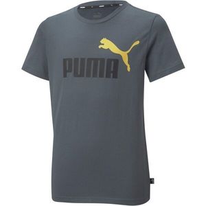 Puma ESSENTIALS+2 COL LOGO TEE Dětské triko, tmavě šedá, velikost obraz