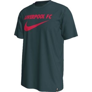 Nike LIVERPOOL FC SWOOSH Pánské tričko, tmavě zelená, velikost obraz