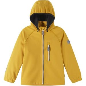 REIMA VANTTI Dětská softshellová bunda, žlutá, velikost obraz