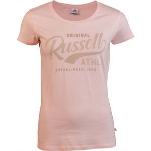 Russell Athletic ORIGINAL S/S CREWNECK TEE SHIRT Dámské tričko, růžová, velikost obraz