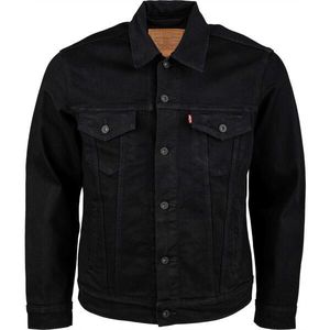 Levi's® THE TRUCKER JACKET CORE Pánská jeansová bunda, černá, velikost obraz