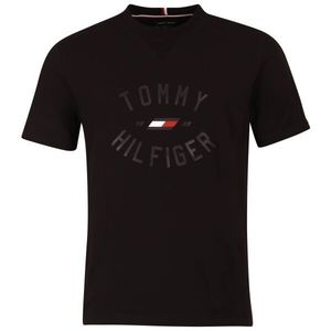 Tommy Hilfiger VARSITY GRAPHIC S/S TEE Pánské tričko, černá, velikost obraz