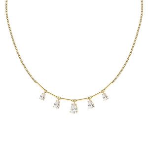 Morellato Luxusní pozlacený náhrdelník se zirkony Tesori SAIW207 obraz