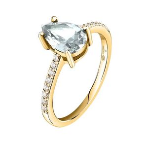 Morellato Elegantní pozlacený prsten se zirkony Tesori SAIW2100 52 mm obraz