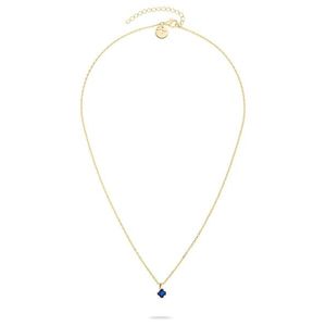 Tamaris Elegantní pozlacený náhrdelník s modrým zirkonem TJ-0539-N-45 obraz