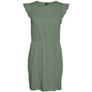 Vero Moda Dámské šaty VMEMILY Regular Fit 10305216 Hedge Green L obraz
