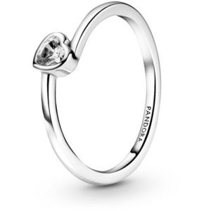 Pandora Romantický stříbrný prsten se srdíčkem People 199267C02 60 mm obraz