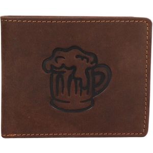 Lagen Pánská kožená peněženka 66-3701 BIG MUG BRN obraz