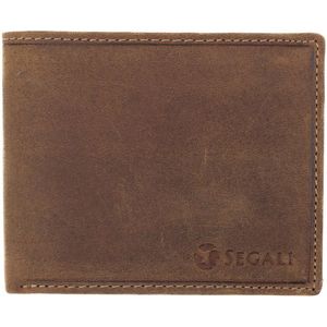 SEGALI Pánská kožená peněženka 1059 brown obraz