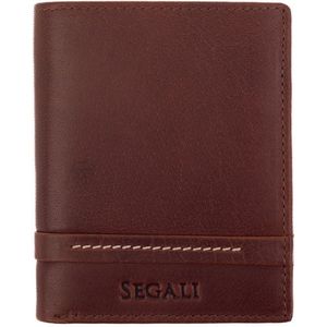 SEGALI Pánská kožená peněženka 947 brown obraz