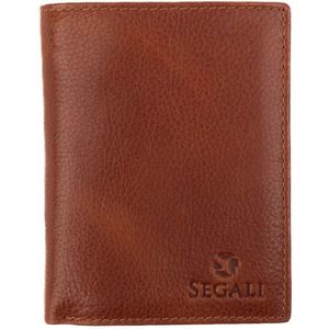 SEGALI Pánská kožená peněženka 1009 tan obraz
