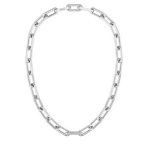 Hugo Boss Nepřehlédnutelný ocelový náhrdelník s krystaly Halia 1580578 obraz