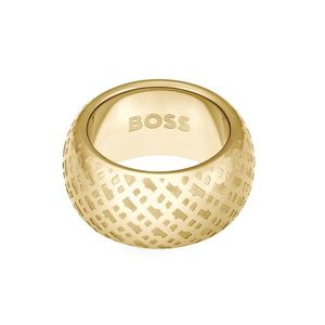 Hugo Boss Výrazný pozlacený prsten pro ženy 1580589 55 mm obraz