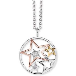 Engelsrufer Stříbrný tricolor náhrdelník Hvězdy se zirkony ERN-STARS-TRI-Z obraz