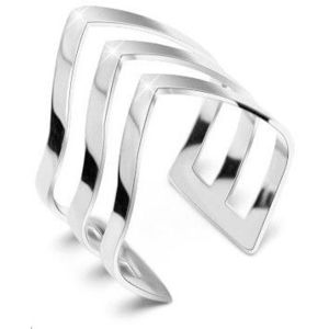 Troli Elegantní trojitý prsten z oceli obraz