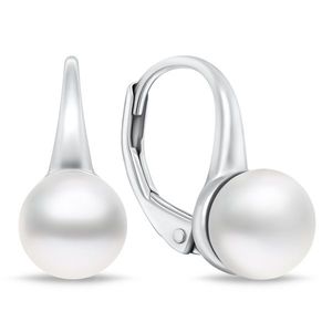 Brilio Silver Stříbrné perlové náušnice EA938W obraz