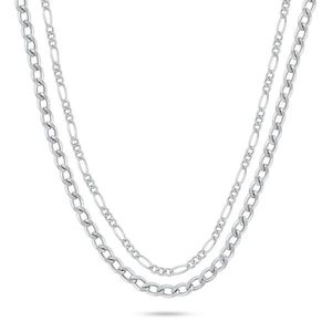 Brilio Silver Jemný dvojitý stříbrný náhrdelník NCL142W obraz