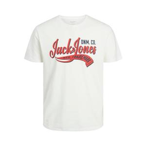 Jack&Jones Pánské triko JJELOGO Standard Fit 12233594 Cloud Dancer XL obraz