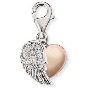 Engelsrufer Stříbrný bicolor přívěsek na náramek Srdce s křídlem ERC-HEARTWINGBI obraz
