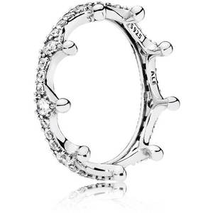 Pandora Překrásný stříbrný prsten Začarovaná koruna 197087CZ 60 mm obraz