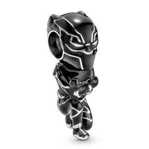 Pandora Stylový stříbrný přívěsek Black Panther Marvel 790783C01 obraz