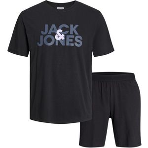 Jack&Jones Pánské pyžamo JACULA Standard Fit 12255000 Black XXL obraz
