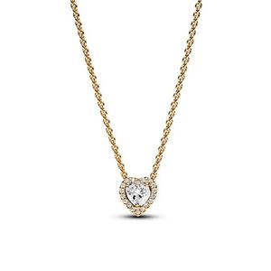 Pandora Pozlacený náhrdelník s třpytivým srdíčkem Timeless 368425C01-45 obraz