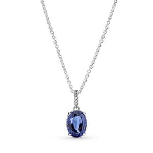 Pandora Stříbrný náhrdelník ve stylu vévodkyně Kate Timeless 390055C01-45 (řetízek, přívěsek) obraz