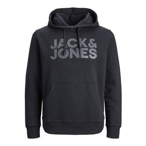 Jack&Jones Pánská mikina JJECORP Regular Fit 12152840 Black/Large Prin M obraz