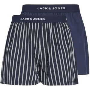 Jack&Jones 2 PACK - pánské trenky JACCODY 12239047 Navy Blazer M obraz
