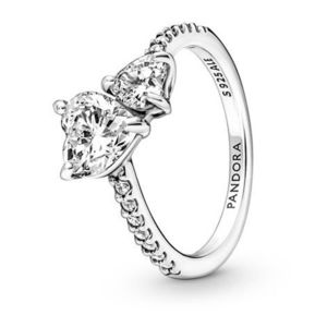 Pandora Třpytivý stříbrný prsten Timeless 191198C01 60 mm obraz