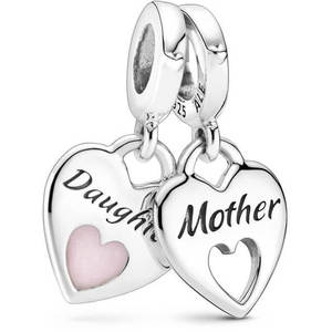Pandora Srdíčkové přívěsky Matka a dcera Double Heart 799187C01 obraz