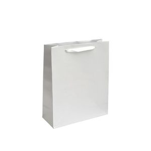 JK Box Dárková papírová taška bílá EC-8/A1 obraz