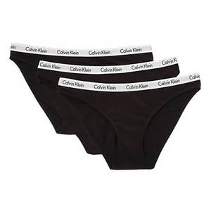 Calvin Klein 3 PACK - dámské kalhotky Bikini QD3588E-001 XL obraz
