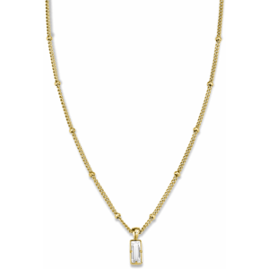 Rosefield Pozlacený ocelový náhrdelník s krystalem Swarovski Toccombo JTNBG-J441 obraz