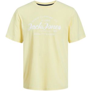 Jack&Jones Pánské triko JJFOREST Standard Fit 12247972 French Vanilla L obraz